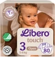 Подгузники Libero Touch 3 5-8 кг Размер 3 80 шт (7322542543443) - изображение 1