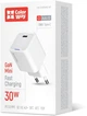 Сетевое зарядное устройство ColorWay GaN Mini 30W PD Port PPS USB-C White (CW-CHS054PD-WT) - изображение 6