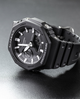 Полімерні чоловічі наручні годинники Casio G-Shock GA-2100-1AER оригінальні японські з полімерним ремінцем - зображення 3