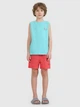 Дитячі шорти для купання для хлопчика 4F 4FJWSS25UBDSM117-63S 122-128 см Червоні (5905700375258) - зображення 3