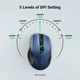 Беспроводная мышка UGREEN MU006 4000dpi 4кн Silence Design 2.4GHz Blue (15064) - изображение 3