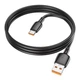 Кабель BOROFONE BX93 Super power 100W charging data cable USB to Type-C 1m Black (6941991103179) - зображення 4