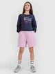 Подростковые шорты на резинке для девочки 4F 4FJWSS25TSHOF483-52S 140 см Фиолетовые (5905700422785) - изображение 3