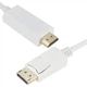 Кабель Ewell DisplayPort to HDMI, 4K 60Hz, 1.8 метри, білий (EW713) - изображение 1