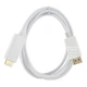 Кабель Ewell DisplayPort to HDMI, 4K 60Hz, 1.8 метри, білий (EW713) - изображение 2