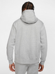Bluza męska rozpinana streetwear z kapturem polarowa Nike M Nsw Club Hoodie Fz Bb BV2645-063 M Szara (193147702545) - obraz 2