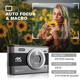 Фотокамера Vmotal 48Мп / CMOS / 4K 30fps / 18Х зум / Черная Б/В - изображение 6