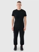 Футболка хлопковая длинная мужская 4F 4FWMM00TTSHM2256-20S M Черная (5905700343219) - изображение 5