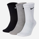 Zestaw skarpet damskich 3 pary Nike U Nk Everyday Csh Crw 3Pr 132 SX7664-964 34-38 (S) Biały/Szary/Czarny (194955549124) - obraz 1