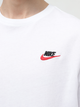 Футболка бавовняна довга чоловіча Nike M Nsw Club Tee AR4997-100 M Біла (191888618316) - зображення 3
