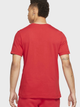 Футболка хлопковая длинная мужская Jordan M J Jumpman Emb Ss Crew DC7485-687 L Червона (195238739546) - зображення 2