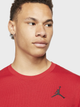 Футболка хлопковая длинная мужская Jordan M J Jumpman Emb Ss Crew DC7485-687 M Червона (195238739539) - зображення 4