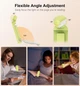 Настольная LED лампа для чтения аккумуляторная Gritin Book Light Emerald Green 500 mAh до 80 ч работы (G1313) - изображение 5
