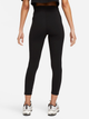 Спортивні легінси для фітнесу жіночі Nike W Nsw Nk Clsc Hr 7/8 Tight Lbr DV7789-010 XL Чорні (196153414709) - зображення 2