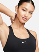 Спортивний топ для фітнесу жіночий Nike W Nk Swsh Lgt Spt Bra DX6817-010 XL Чорний (196608848103) - зображення 4