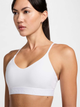 Top sportowy damski Nike W Nk Df Indy Lgt Spt Bra FD1062-100 XL Biały (197593074447) - obraz 4