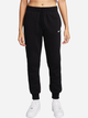 Spodnie dresowe damskie ocieplane Nike W Nsw Phnx Flc Mr Pant Std FZ7626-010 S Czarne (196977203831) - obraz 1