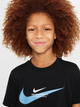 Koszulka chłopięca Nike B Nsw Si Graphic Tee HV6970-010 122-128 cm (XS) Czarna (197861862783) - obraz 3