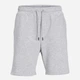 Шорты хлопковые короткие мужские Jack & Jones 12249285-54013 L Light Grey Melange (5715434008700) - изображение 1