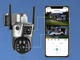Уличная 4G камера VCS09 солнечная панель 2 объективами солнечная панель зарядки акумулятор 8000мАч PIR датчик движения - изображение 6