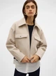 Куртка демисезонная короткая женская Vero Moda 10321977-2993 S Oatmeal (5715673882420) - изображение 4
