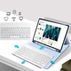 Чехол-клавиатура для планшета BeCover для Apple iPad Pro 11" M4 2024 с креплением для стилуса Apple Pencil Light Blue (BC_713000) - изображение 2