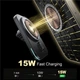 Автодержатель с беспроводной зарядкой Wiwu Qi2.0 MAGO Magsafe wireless car charger CH-323 with MagSafe для Apple iPhone Black - изображение 6