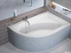Ванна акриловая RADAWAY Mistra 150x100 (правосторонняя) (WA1-07-150x100P) + ножки (68Р) + сифон (R135L) - изображение 2