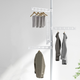 Сушилка для белья вертикальная Easy Dry регуллируемая от пола до потолка ED-1287 White - изображение 3