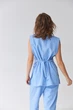 Жилет довжин з льону Wear me XXL Синій (6_24_61_6042) - зображення 2