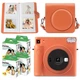 Подарочный набор камера Fujifilm Instax Square SQ1/Фотобумага 80 шт/Чехол/Фотоальбом 80 фото Оранжевый - изображение 1