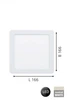 Точковий світильник FUEVA 5 w16,6 LED NW WH Eglo 99179 - зображення 2