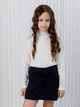 Подростковые шорты-юбка для девочки ARTKNIT Смужка 140-146 см Синие (4823093470774) - изображение 3