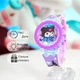 Детские наручные часы с подсветкой Куроми (Kuromi) / Hello Kitty (Хеллоу Китти) фиолетовый 1043-14 - изображение 2