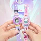 Детские наручные часы с подсветкой Куроми (Kuromi) / Hello Kitty (Хеллоу Китти) фиолетовый 1043-14 - изображение 3