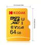 Карта памяти micro SD Kodak 64Gb U3 A1 class 10 V 30 - изображение 2