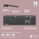 Клавiатура бездротова Logitech Signature Slim K950 US Graphite USB (920-012465) - зображення 15