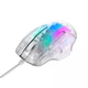 Ігрова миша дротова HAVIT HV-MS1011SE USB Transparent White - зображення 4