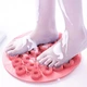 Круглая силиконовая щётка - мочалка на присосках на стену в ванную / душ Bath Mat массажный противоскользящий коврик для ног, розовый (102930868) - изображение 7