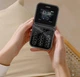 Стільниковий мобільний телефон SERVO F15 Mini кнопковий телефон-розкладачка на 2 SIM карти з дисплеєм 2.0 дюйма, чорний (102895504) - зображення 3