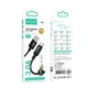 Кабель заряджання Hoco X89 (2М) (3А) Wind cable USB to Type-C для пристроїв Android Чорний - зображення 2