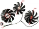 Вентилятор для видеокарты PowerColor RX 6700 6800 6900 XT Red Devil Red Dragon (orgnl) FirstD FD10015H12D FD9015U12D комплект 3 шт (№394.5) - изображение 3