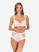 Бюстгальтер с косточками кружевной Rosme RS Jessica 647620 90G Белый (4752220065036) - изображение 3