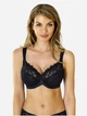 Бюстгальтер із кісточками мереживний Rosme RS Anette 494620 80F Чорний (4750484477770) - зображення 1