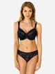 Бюстгальтер із кісточками мереживний Rosme RS Anette 494620 80F Чорний (4750484477770) - зображення 3