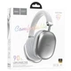 Бездротові навушники Bluetooth Hoco W35 Max Joy накладні з мікрофоном і слотом під карту пам'яті Silver - зображення 4