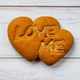 Пластиковая вырубка (форма, каттер) для пряников и печенья Love Me, 10х8 см - изображение 2