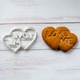 Пластиковая вырубка (форма, каттер) для пряников и печенья Love Me, 10х8 см - изображение 3