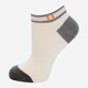 Шкарпетки жіночі короткі бавовняні Left&Right (Лівій&Правий) L&R 120 36-38 Білий/Сірий (4823121005398) - зображення 1