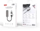 USB-C хаб XO HUB018 USB-С/USB-A to RJ45 Black (HUB018.black) - изображение 6